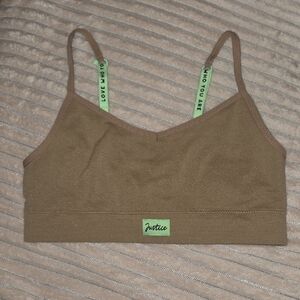 Justice Olive and Lime Bralette